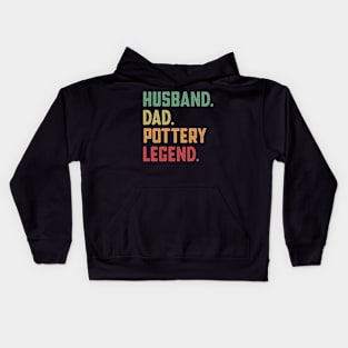 Husband Dad Pottery Legend Archaeology Kids Hoodie